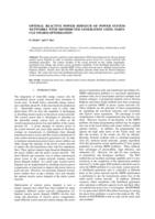 Optimal reactive power dispatch of power system networks with distributed generation using particle swarm optimisation