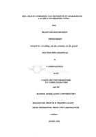 Die leer en onderrig van konsepte in geskiedenis aan die Universiteit Vista