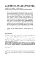 An exploration of public private partnership in infrastructure development in South Africa