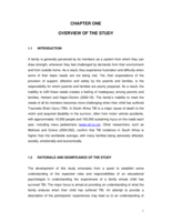 An exploarative case study on the experience of a family whose child has survived a traumatic brain injury.
