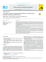 A descriptive analysis of endotracheal intubation in a South African Helicopter Emergency Medical Service