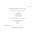 Examining memory for ritualized gesture in complex causal sequences