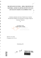 The influence of intima media thickening on vertebral artery diameter, blood flow rate and velocity during Wallenberg's test