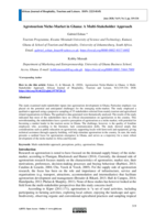 Agrotourism Niche-Market in Ghana : a multi-stakeholder approach