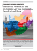 Traditional authorities and customary law in a democratic, constitutional state