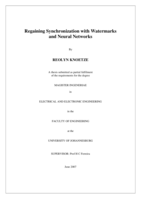Regaining synchronisation with watermarks and neural networks