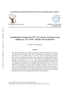 Combination of searches for WW, W Z, and Z Z resonances in pp collisions at √s = 8 TeV with the ATLAS detector