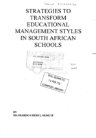 Strategies to transform educational management styles in South African schools