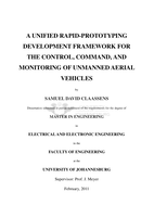 A unified rapid-prototyping development framework for the control, command, and monitoring of unmanned aerial vehicles