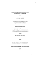 Emotional concomitants of Parkinson's disease