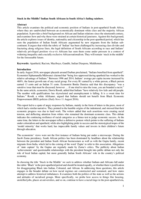 Stuck in the middle? Indian South Africans in South Africa’s fading rainbow