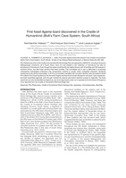 First fossil Agama lizard discovered in the Cradle of Humankind (Bolt’s Farm Cave System, South Africa)