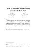 Mapping the relationship between the primary and the secondary art market