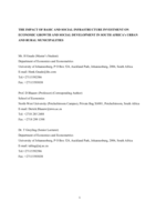 The impact of basic and social infrastructure investment on economic growth and social development in South Africa’s urban and rural municipalities