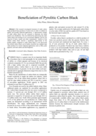 Beneficiation of pyrolitic carbon black