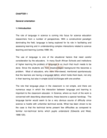The role of language in science education: a case study at Rand Afrikaans University, Soweto campus.