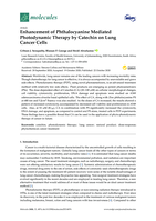 Enhancement of phthalocyanine mediated photodynamic therapy by catechin on lung cancer cells