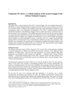 Umkhonto We Sizwe : A critical analysis of the armed struggle of the African National Congress