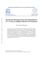 Searches for third-generation scalar leptoquarks in √s = 13 TeV pp collisions with the ATLAS detector