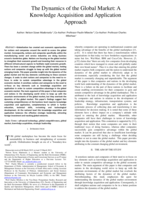 The dynamics of the global market : a knowledge acquisition and application approach