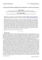 Nature-based tourism enterprise adaptive responses to covid-19 in South Africa