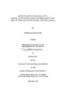Aspects of water quality, metal contamination of sediment and fish in the Olifants River, Mpumalanga.