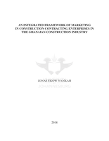 An integrated framework of marketing  in construction contracting enterprises in the Ghanaian construction industry