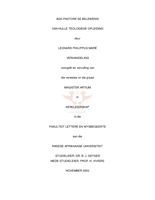 AGS-pastore se belewenis van hulle teologiese opleiding.