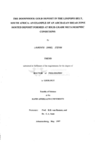 The Doornhoek gold deposit in the Limpopo Belt, South Africa : an example of an Archaean shear zone hosted deposit formed at high-grade metamorphic conditions