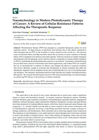 Nanotechnology in Modern Photodynamic Therapy of cancer : a review of cellular resistance patterns aﬀecting the therapeutic response