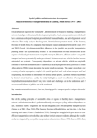 Spatial politics and infrastructure development : analysis of historical transportation data in Gauteng, South Africa (1975 – 2003)