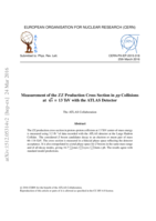 Measurement of the Z Z Production Cross Section in pp Collisions at  √s = 13 TeV with the ATLAS  Detector