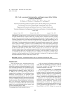 Life cycle assessment interpretation and improvement of the Sicilian artichokes production