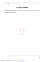 Practical guidelines on a competitive strategy for smaller management consulting firms.