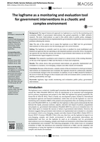 The logframe as a monitoring and evaluation tool for government interventions in a chaotic and complex environment