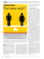 Freedom and equality : for men only