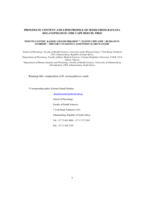 Proximate content and lipid profile of seeds from rapanea melanophloeos (the Cape beech) tree