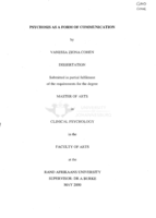 Psychosis as a form of communication