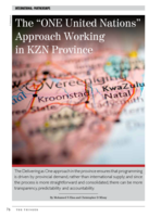 The “One United Nations” approach working in KZN Province