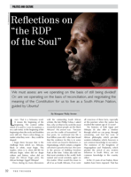 Reflections on “the RDP of the Soul”