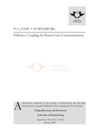 Effective coupling for power-line communications