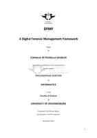 DFMF : a digital forensic management framework