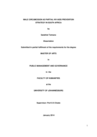 Male circumcision as HIV/Aids prevention strategy in South Africa