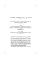 Process mapping, modelling and optimization of plant layouts and materials handling in manufacturing