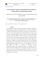 Processing of pure titanium containing titanium-based reinforcing ceramics additives using spark plasma sintering