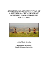 Biochemical genetic typing of a Southern African endemic domestic dog breed from rural areas