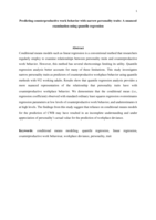 Predicting counterproductive work behavior with narrow personality traits : a nuanced examination using quantile regression