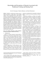 Knowledge and perceptions of hazards associated with traditional cooking and heating fuels