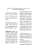 The impact of psychological contract breach and violation on union commitment