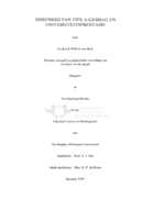 Dimensies van Tipe A-gedrag en universiteitsprestasie